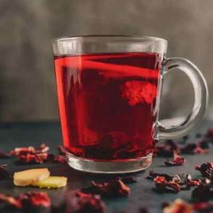 Dried Hibiscus Flowers Cut & Sifted, Flor de Jamaica, Hibiscus Tea Jamaica 200g