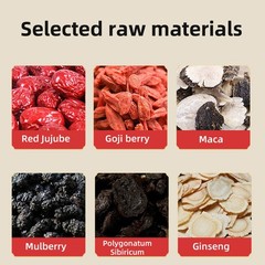 30/60bags Ginseng Six Treasure Tea, Kidney Tea Liver Tea Red Date Kidney Health
