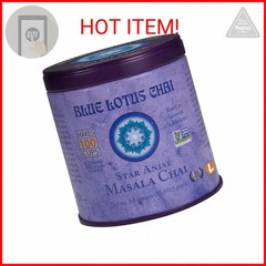 Blue Lotus Chai – Star Anise Masala Chai – Makes 100 Cups – 3 Ounce Masala Spice