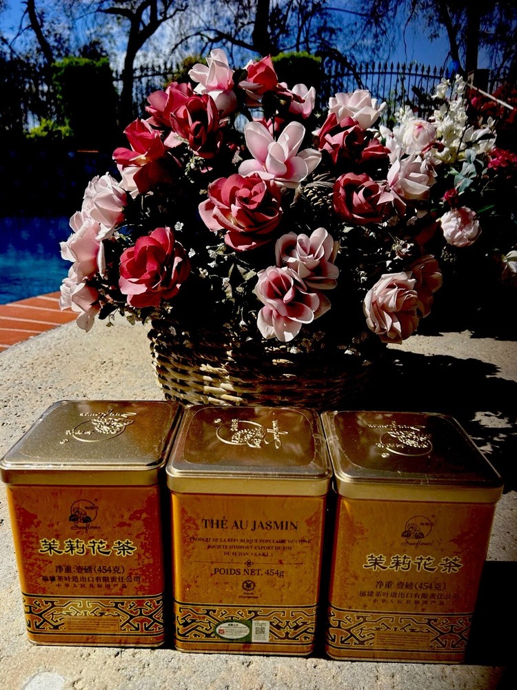 Sunflower Jasmine Tea Loose Leaf 454g 3 Pack Chinese Tea & Infusion Pantry