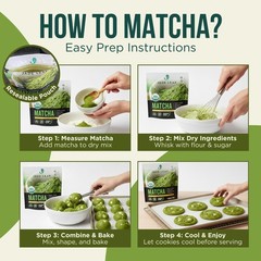 Organic Culinary Grade Matcha Powder – Japanese Green tea for Baking, Smoothi…