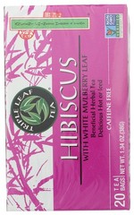 Triple Leaf Tea Hibiscus With White Mulberry 20 Bags Herbal 1.34 Oz 3 Pack