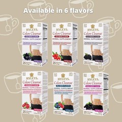 HYLEYS Tea Wellness Colon Cleanse, Blackberry, 50 Count, 1 Pack