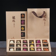 Yunnan Raw Pu’er Scented Tea 120g (18pcs) Handmade Dragon Ball Flowers Gift Box