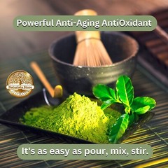 Organic Japanese Ceremonial Grade Matcha Green Tea Powder 5 oz Grown in Japan