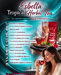 Esbelta Tropical Herbal Tea 100% Natural Bagged Pantry Beverage
