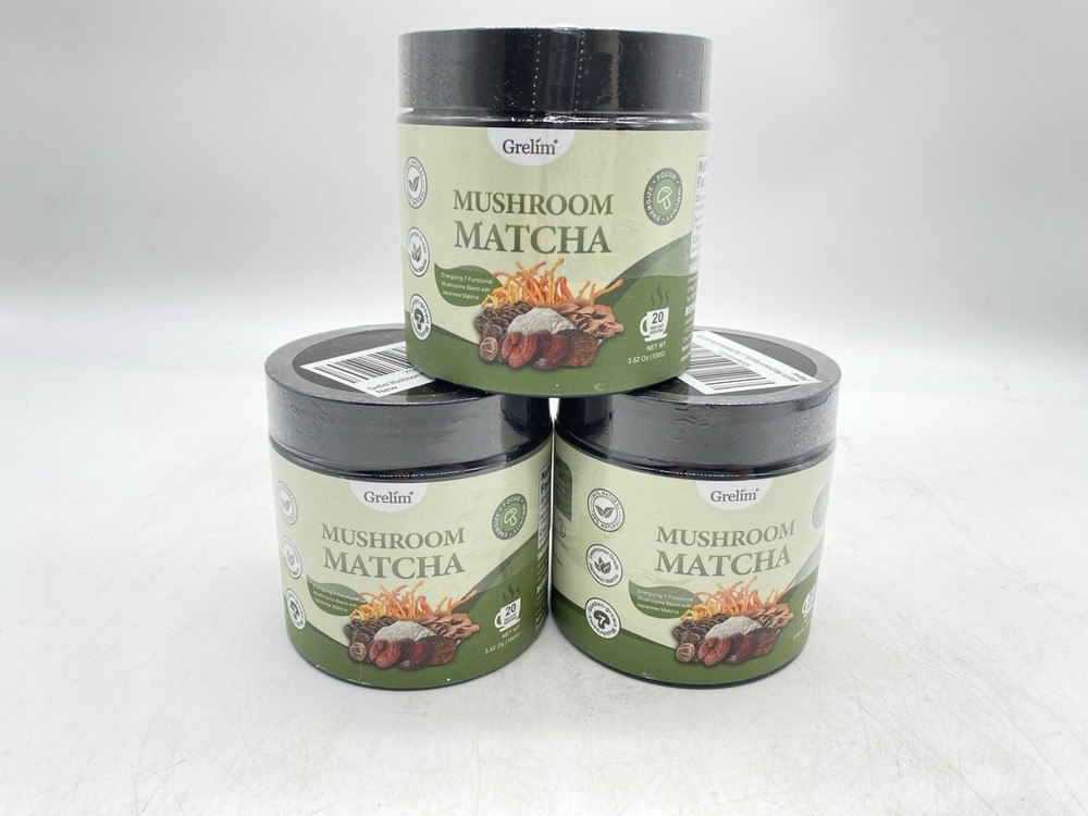 Gremlin Matcha Mushroom Powder – Lot of 3 – 20 Servings Each