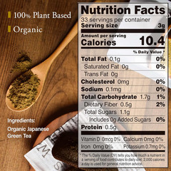 YAMASAN KYOTO UJI Hojicha Powder Organic Roasted Green Tea Baking Powder Latte P