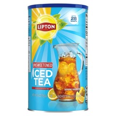 Lipton Unsweetened Black Tea Iced Tea Mix, 28 Quarts – Pack of 1 – Free Ship