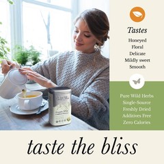 Organic Linden Flower Herbal Tea – Caffeine Free Tisane – 20 Plant Based Tea