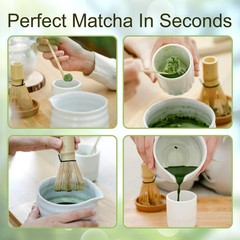 Whisk Set,Matcha Whisk,Matcha Set,Bamboo Whisk,Matcha Kit,Chasen Mat