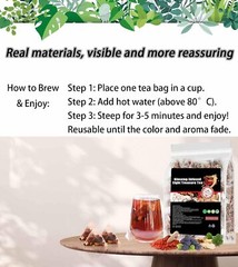 Ginseng Five Treasure Tea – Kidney Support, Red Date Herbal Blend 30-150 bags