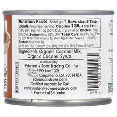 Let’s Do Organic®, Sweetened Condensed Coconut Milk, Caramel , 7.4 oz (210 g)