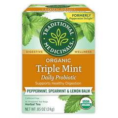 Organic Belly Comfort Peppermint Tea, Kosher, Non-Gmo, Caffeine-Free, Compostabl