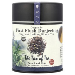Organic Fragrant Indian Black Tea, First Flush Darjeeling, 3.5 oz (100 g)