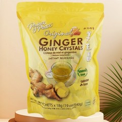 Pack of 6- Original Ginger Honey Crystals-Instant Ginger Tea, 30 Sachets
