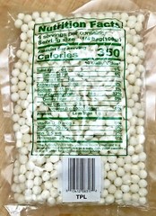 Tapioca Pearl Boba Large Size White Bubble Tea Dessert 14 oz, US Seller