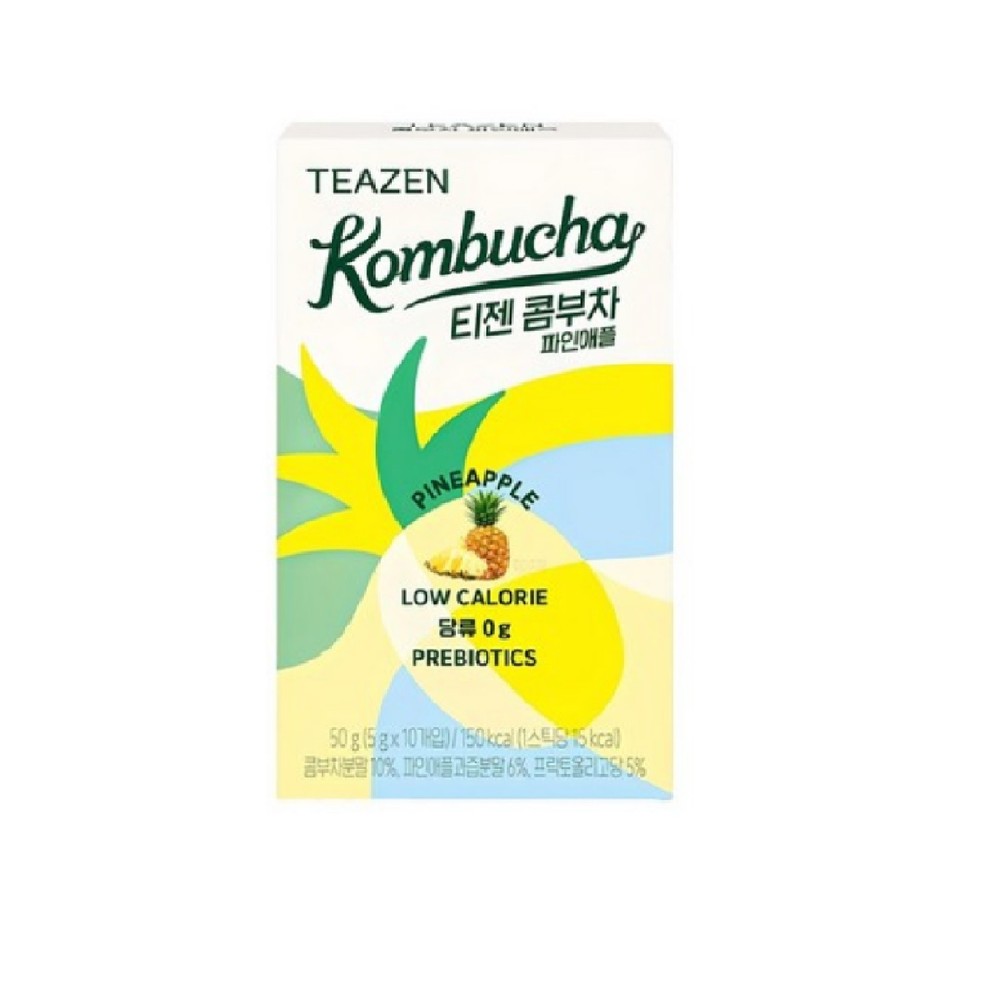Teazen Kombucha Pineapple 10T BTS Healthy Food Korea Free Shipping wt Tracking