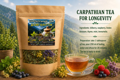 Carpathian For Longevity Herbal Tea 120g Blueberry Mint Herb Blend