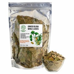 Siberian Green Ginkgo Biloba Cut and Sifted Leaf 200g (7.06 oz) Wild Harvest