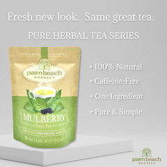 Mulberry Leaf Tea by Palm Beach Herbals | 30ct, Caffeine-Free