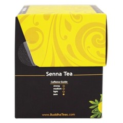 Buddha Teas 100% Organic Herbal Senna Tea, 18 Tea Bags
