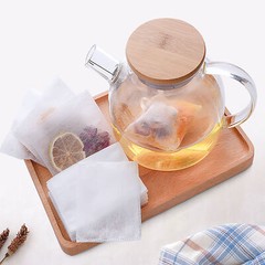 200x White Fabric Loose Leaf Tea Bags Holds 3.5 Tsp (Free 2-Day Shipping)