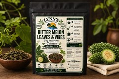 Lynn’s Island Market Bitter Melon Leaves & Vines Tea, Herbal, Loose Leaf 34g
