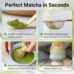 Premium Matcha Tea Set for Beginners & Enthusiasts – Complete Ceremonial Kit …