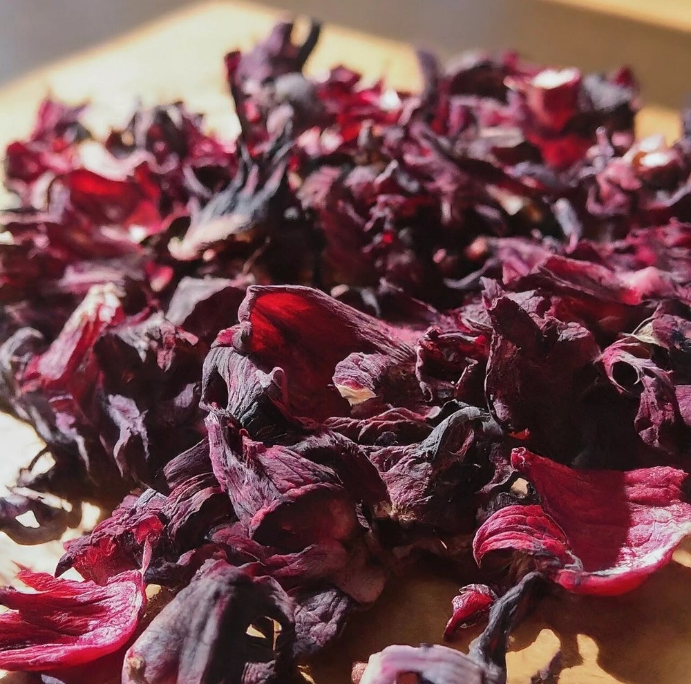 (16oz)Hibiscus Flower Organic Dried Cut Hibiscus Sabdariffa 100% Premium(1Ib)