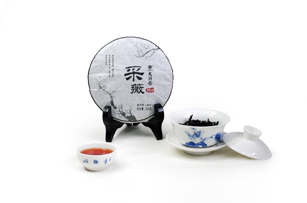 Caiwei, Fermented Puerh Tea Cake, made in 2012 , 200g/cake, US Seller