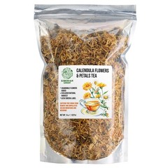 Siberian Green Calendula Flowers Petals Tea 227g (8 oz) Dried Marigold Altai