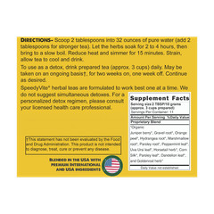 SpeedyVite® Kidney LifeBoost® Tea USDA Organic (2oz/4oz/8oz/28teabags) Detox USA