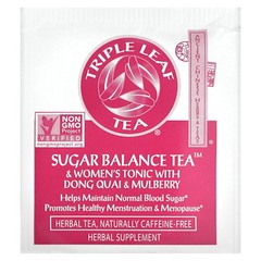Sugar Balance, & Women’s Tonic with Dong Quai & Mulberry, Caffeine-Free, 20 Tea