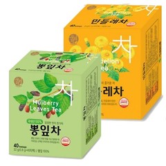 Korean Songwon Mulberry Leaves + Dandelion Tea 80 Tea bag Free Shipping wt track