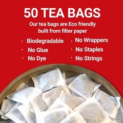 75 Organic Hibiscus Tea Bags, 100% Pure Hibiscus Flower Tea, Flor De Jamaica