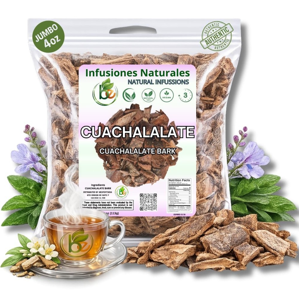 Cuachalalate Tea 4 oz | Wildcrafted Mexican Herbal Tea | 100 Natural, Non-GMO