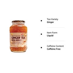 HAIO Ginger Tea with Honey & Yuza Citron Tea with Honey (Combo Pack), 2.2 Pounds