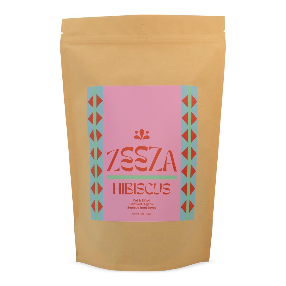 Hibiscus Tea, 1LB, Organic Flowers from Egypt – Cut & 16 Ounce