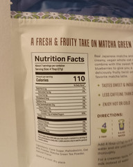Karma Kitchen Japanese Barista-Style Blueberry Matcha Latte w/ Whole Oat Milk
